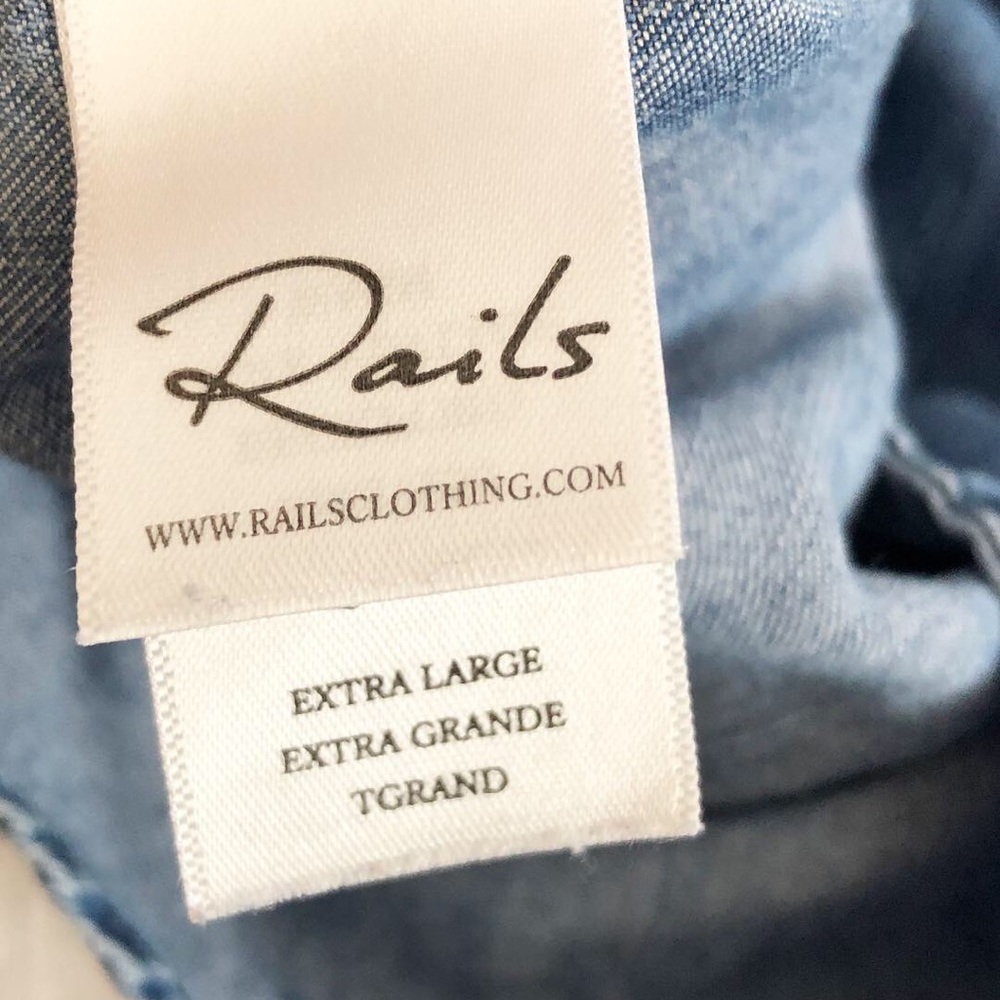 SOLR 🖤 Rails Men’s Beckford Dark Vintage Wash - Picture 7 of 8